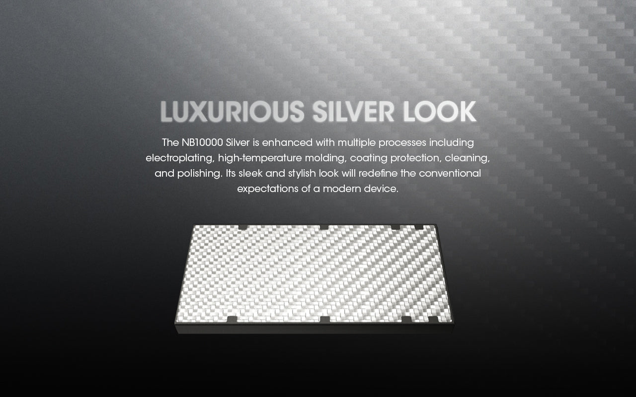 Nitecore NB10000 Gen II Silver Power Bank