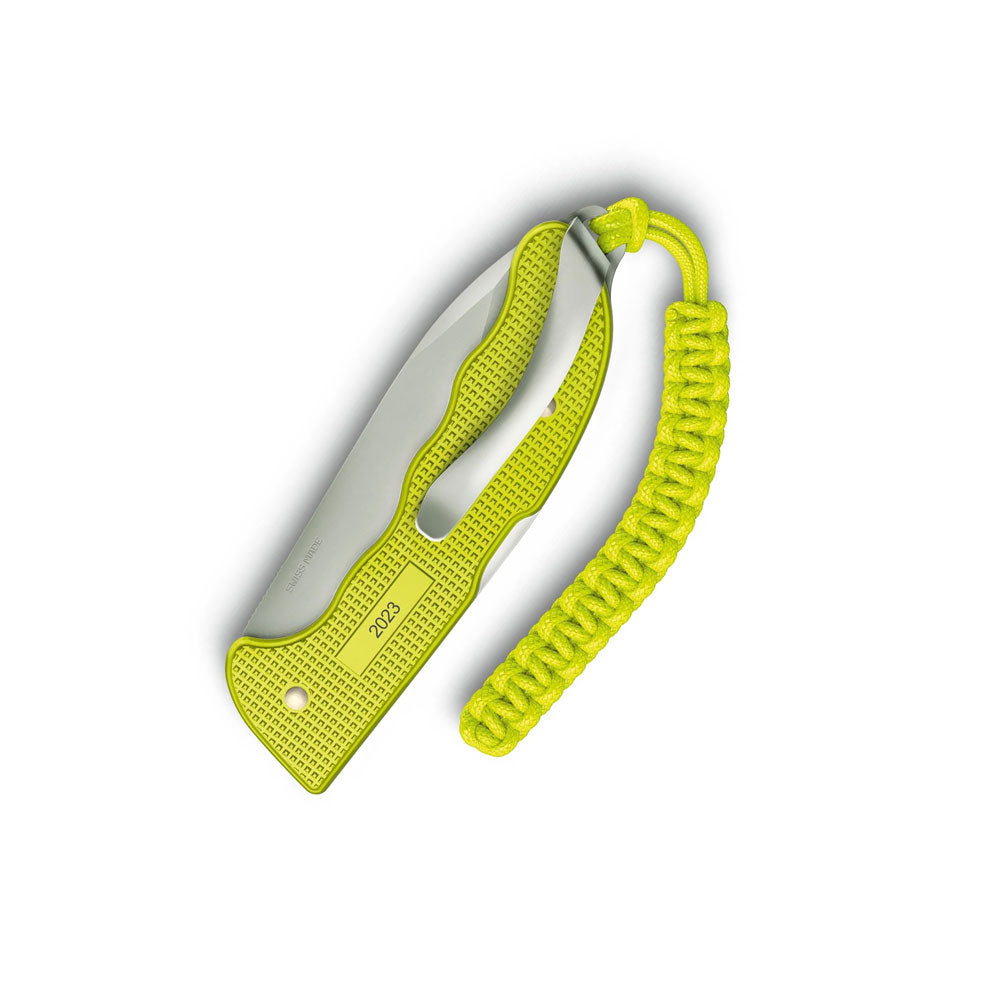 Victorinox Hunter Pro Alox Electric Yellow Back Lock Folding Knife 0.9415.L23 (Limited Edition 2023)