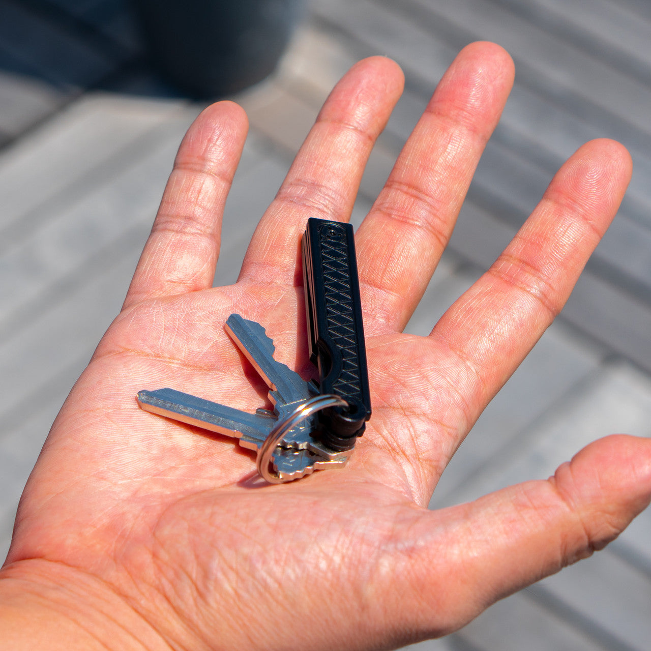 StatGear Pocket Samurai Keychain Knife - Slipjoint Edition (Gray Aluminum Handle)