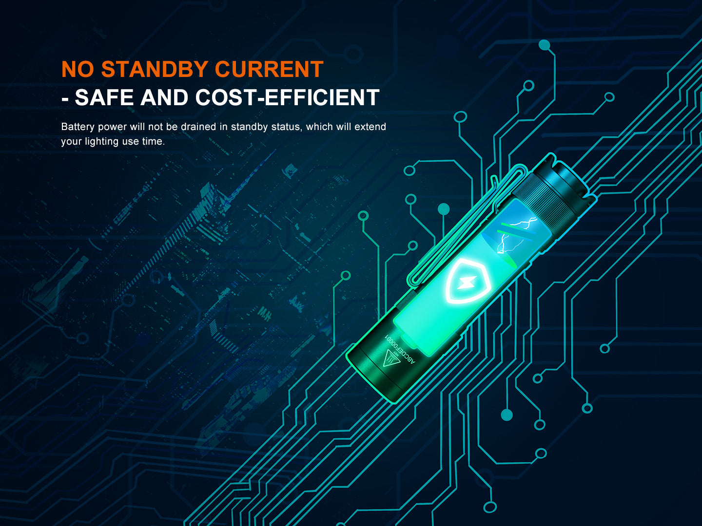 Fenix E12 V3.0 EDC Flashlight (200 Lumens)