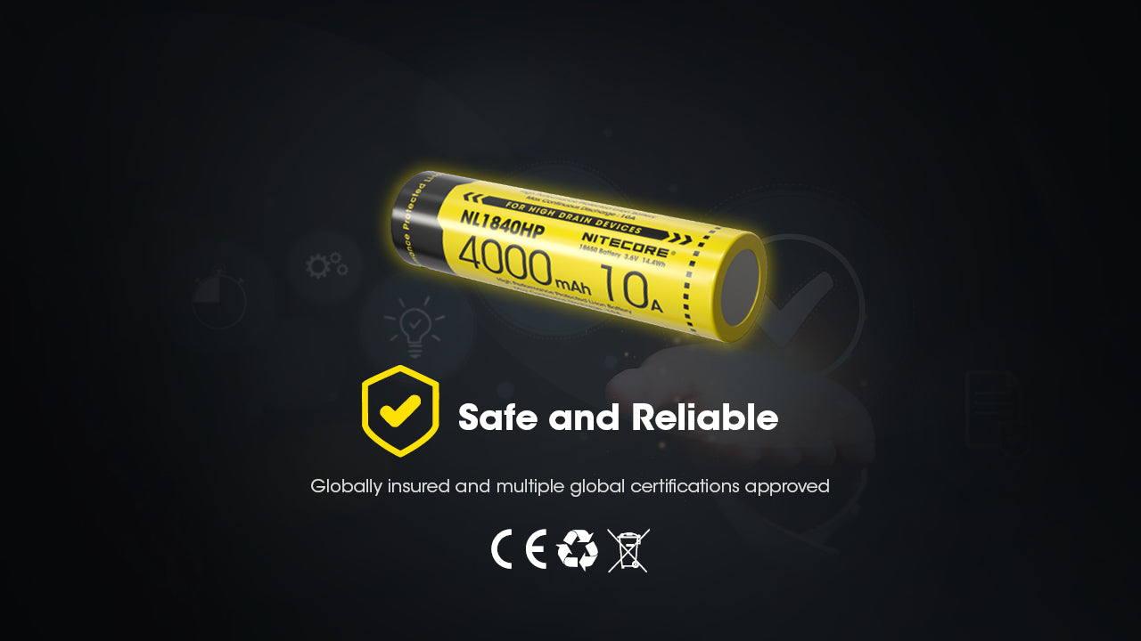 Nitecore Battery 18650 NL1840HP