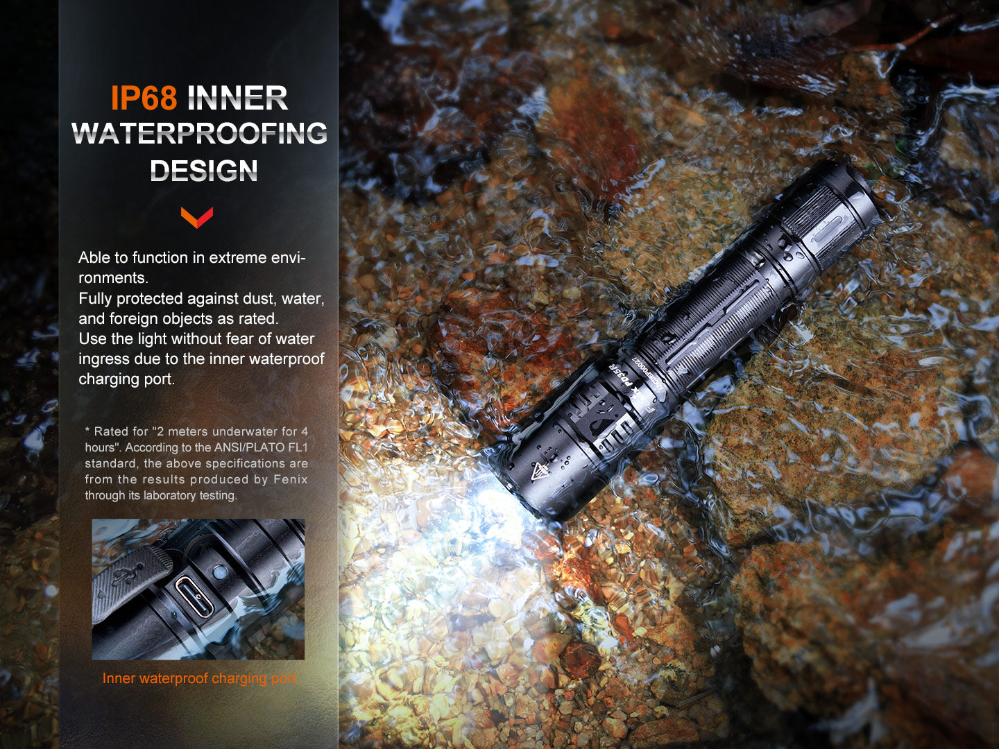Fenix PD35R Rechargeable Flashlight (1700 Lumens)