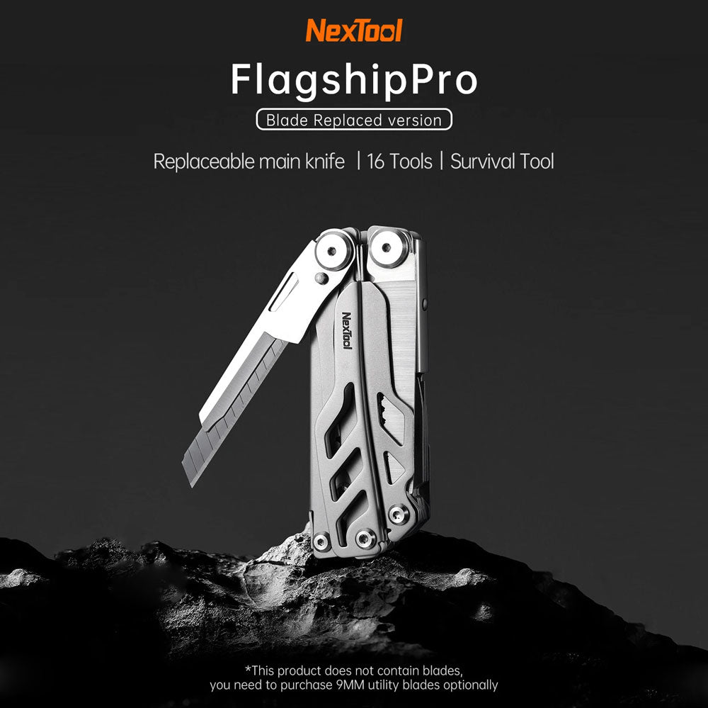 NexTool NE20232 16-In-1 Flagship Pro Multitool (Replaceable Blade)