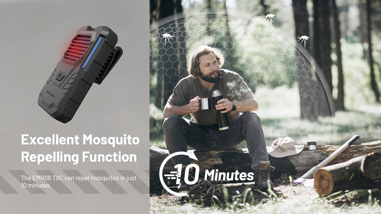 Nitecore EMR06 TAC Rechargeable Portable Electronic Mosquito Repeller