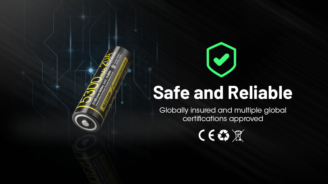 Nitecore Battery 21700 NL2153HPi