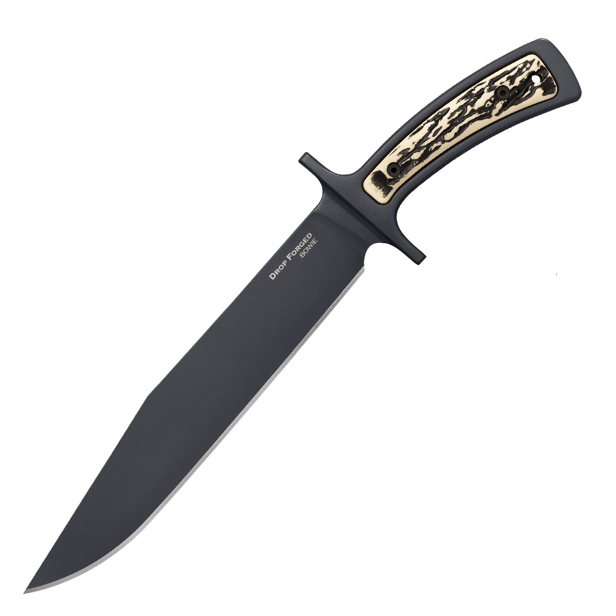 Cold Steel Drop Forged Bowie Fixed Blade (Faux Stag Handle)