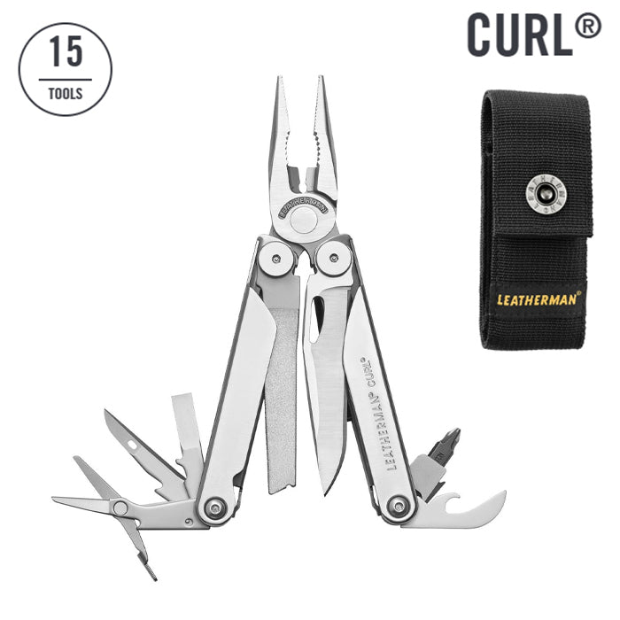 Leatherman Curl® Multitool (Stainless Steel)