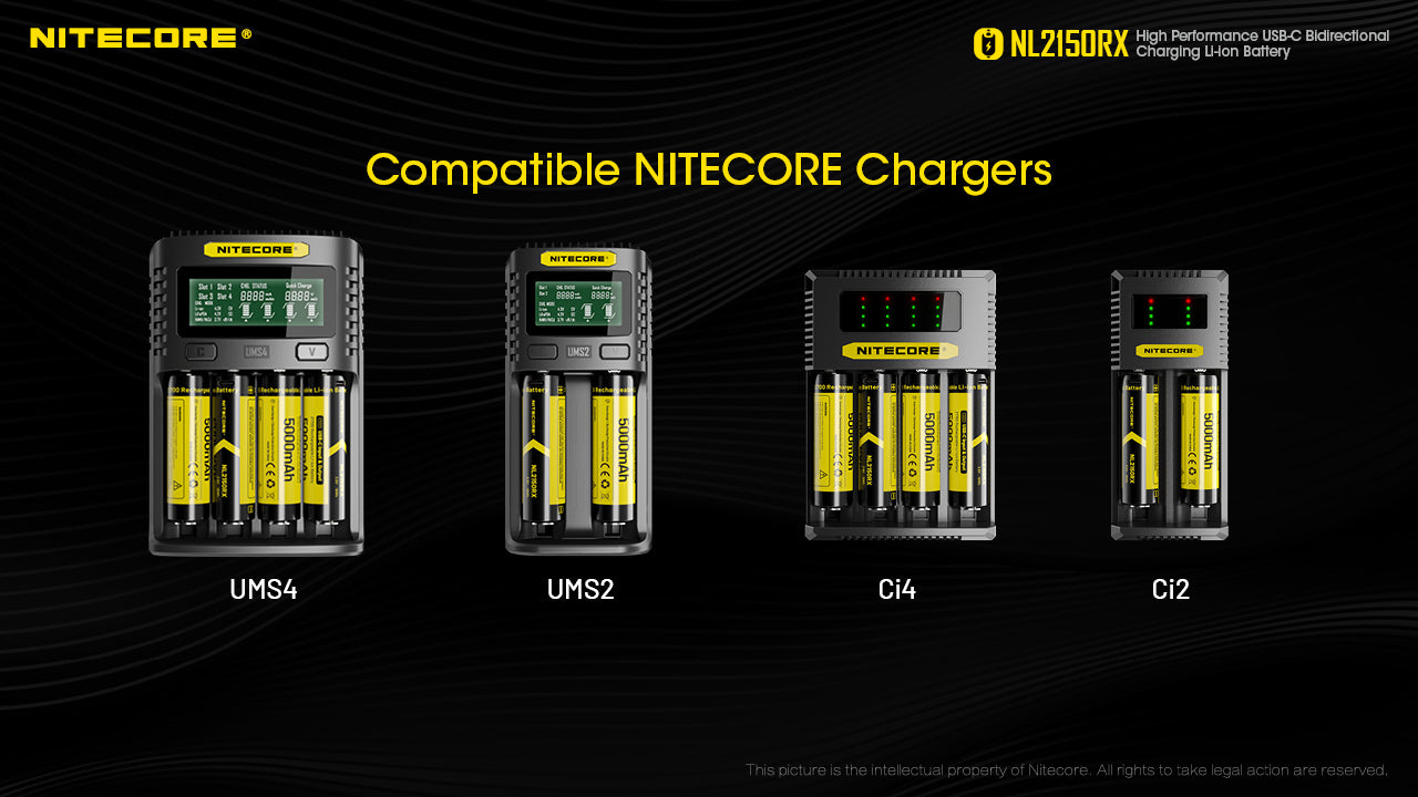 Nitecore Battery 21700 NL2150RX