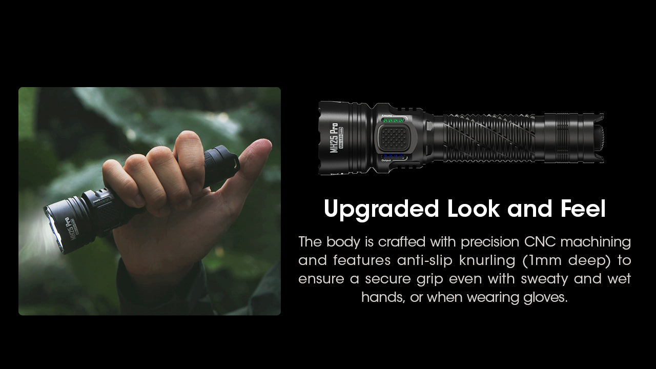 Nitecore MH25 Pro Rechargeable Flashlight (3300 Lumens)