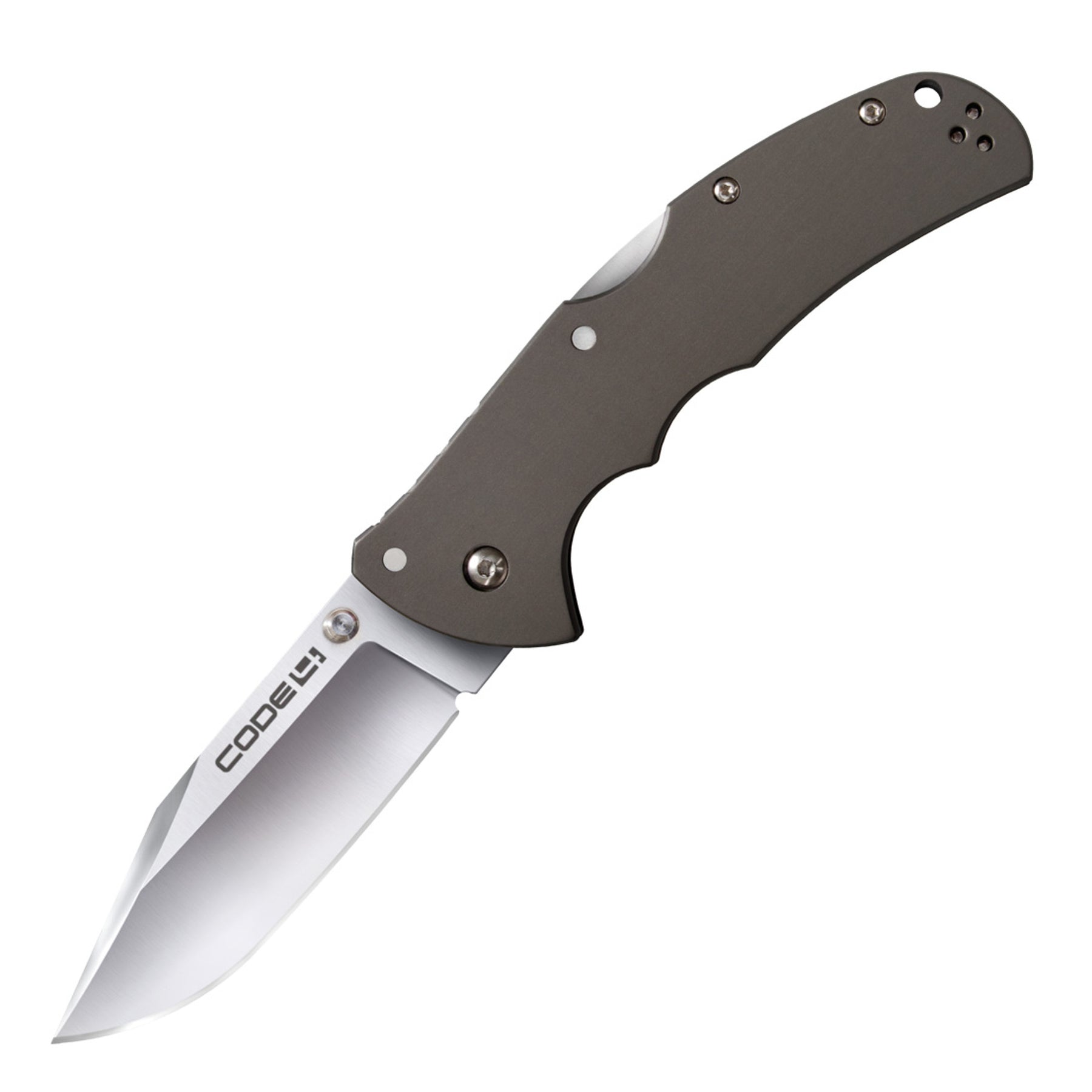 Cold Steel Code 4 Clip Point Folding Blade (S35VN Plain)