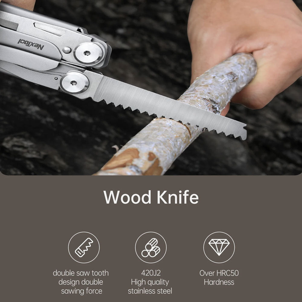 NexTool NE20232 16-In-1 Flagship Pro Multitool (Replaceable Blade)