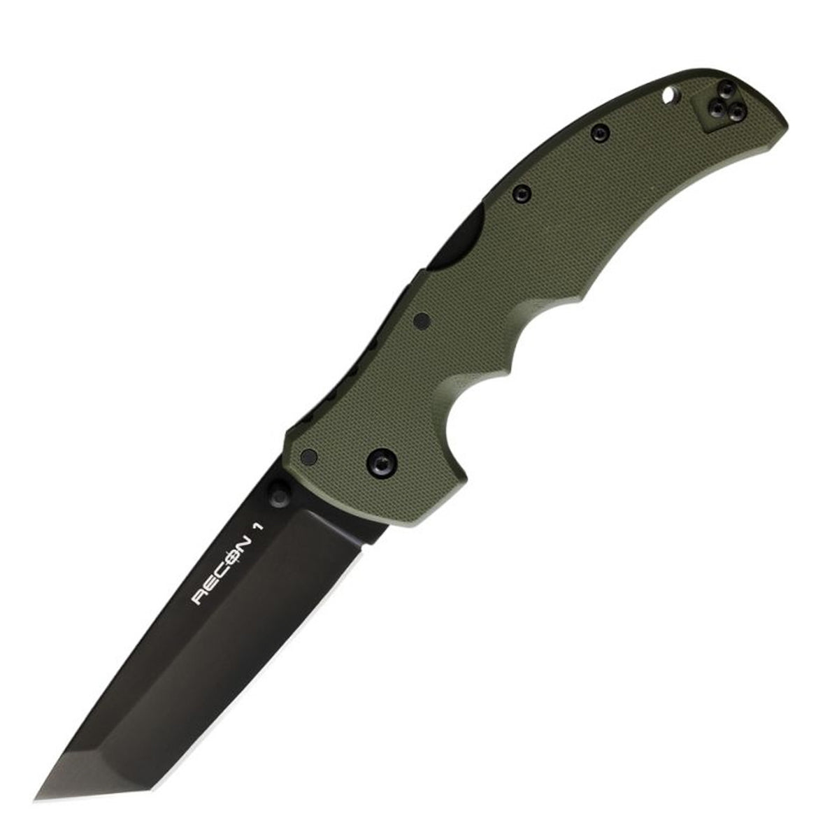 Cold Steel Recon 1 Tanto Folding Blade (OD Green G10 Handle)