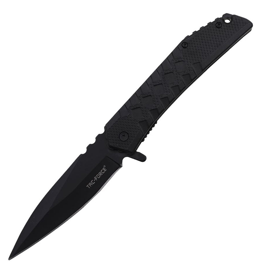 Tac Force 1050 Assisted EDC Folding Knife (Black Aluminum Handle)