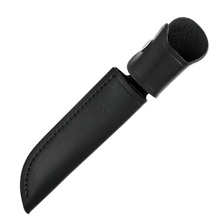 Buck 119 Belt Sheath (Black Leather)