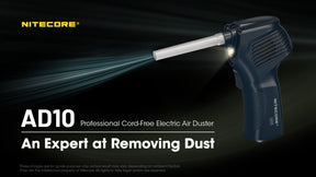 Nitecore AD10 Professional Cordless Electric Air Duster