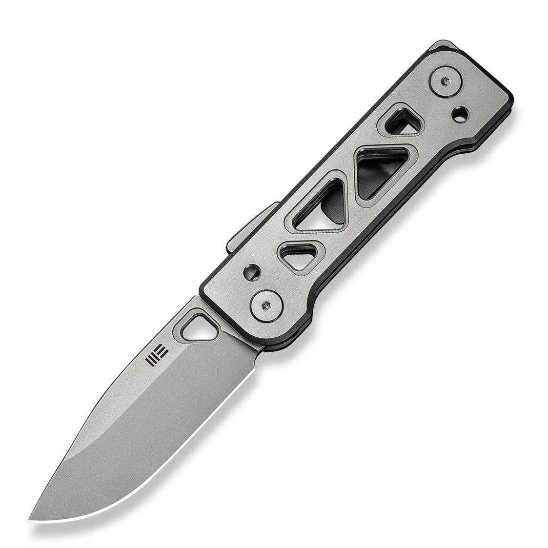 WE KNIFE WE24001-2 Tyro (Gray Machined Titanium Handle)
