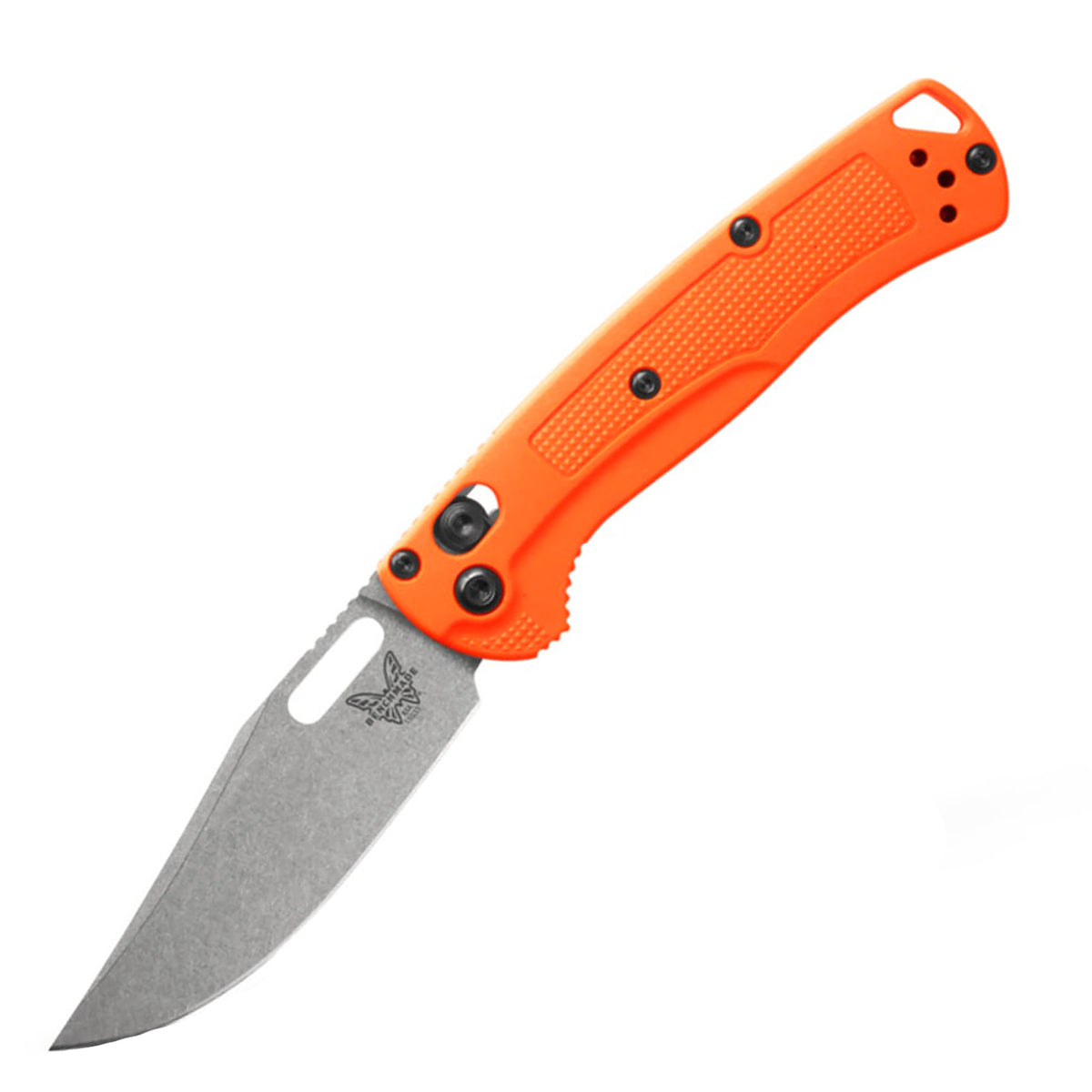 Benchmade 15533 Mini Taggedout Folding Knife (Orange Grivory Handle)