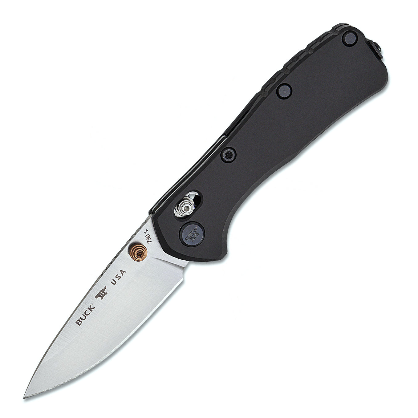Buck Mini Range Elite Folder (Black Aluminum Handle)