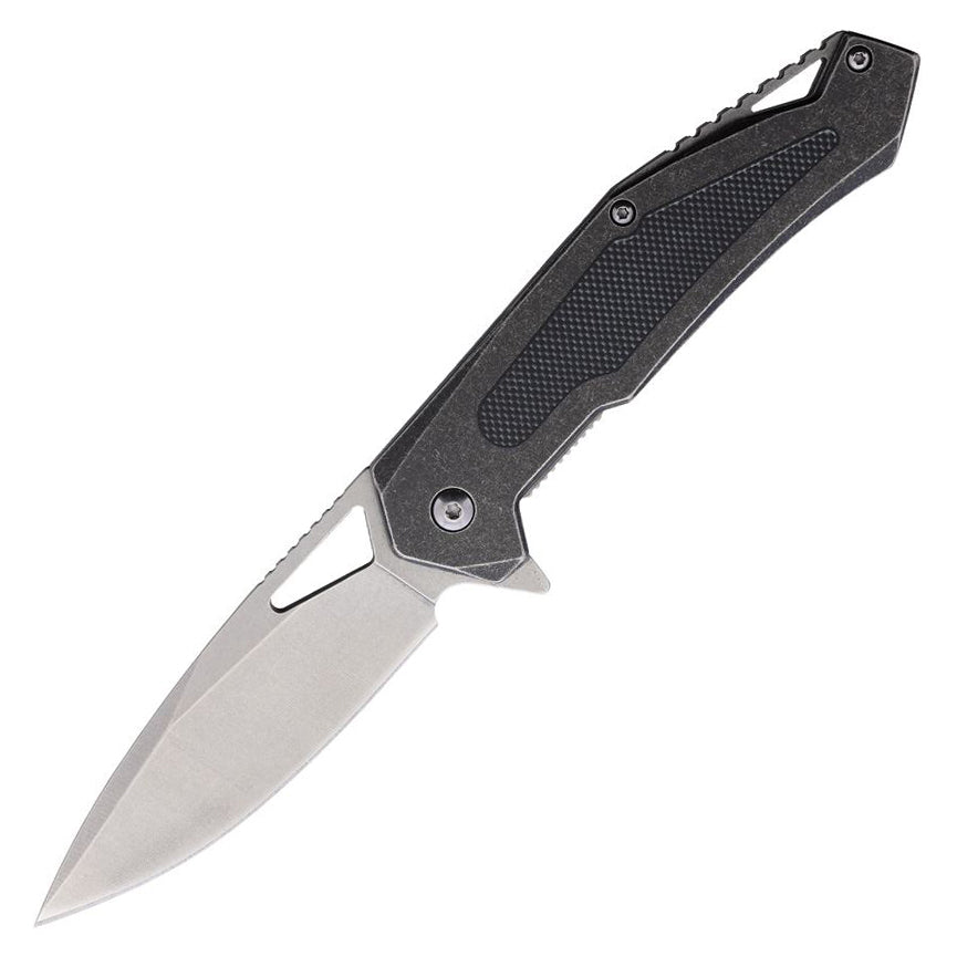 Tac Force A2001 Assisted EDC Folding Knife (Stonewashed Handle With Embossed Printed Inlay)