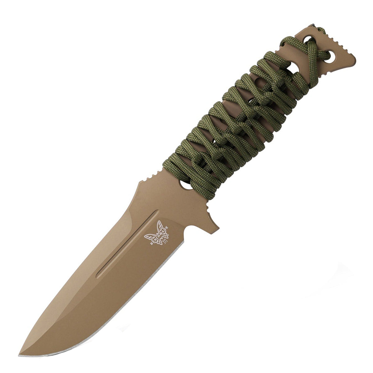 Benchmade 375FE-1 Adamas Fixed Blade (Flat Dark Earth Skeletonized Handle)