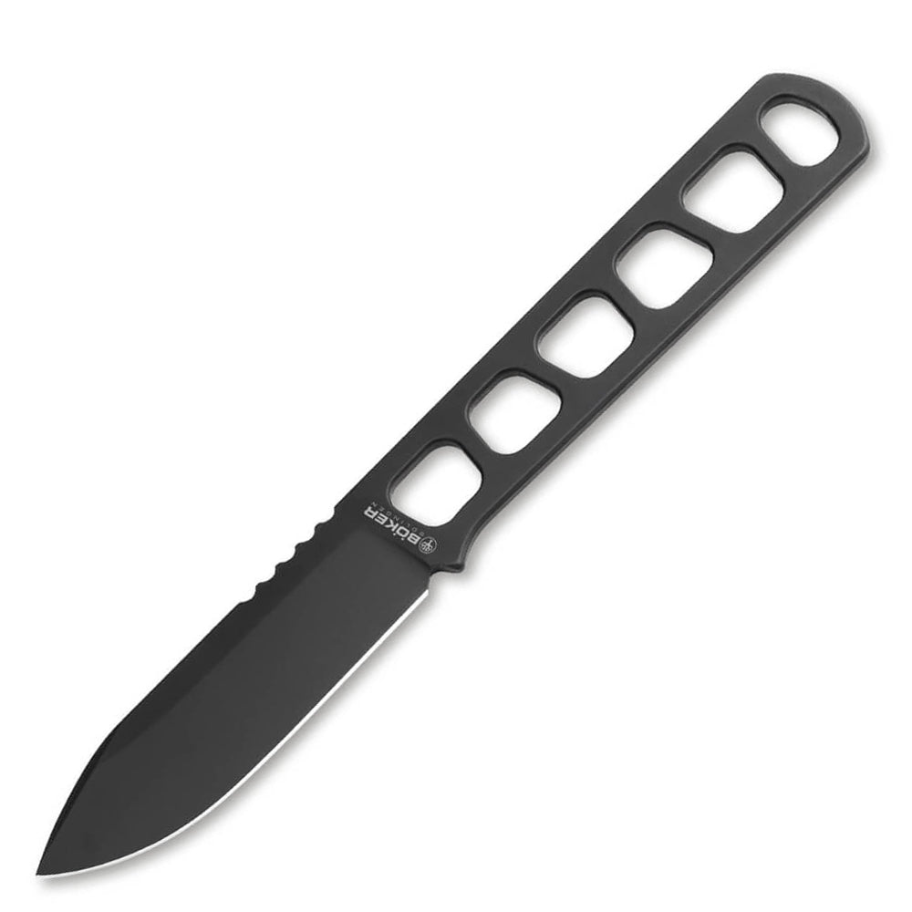 Boker BFF Packlite Allblack Fixed Blade (Black Stainless Handle)