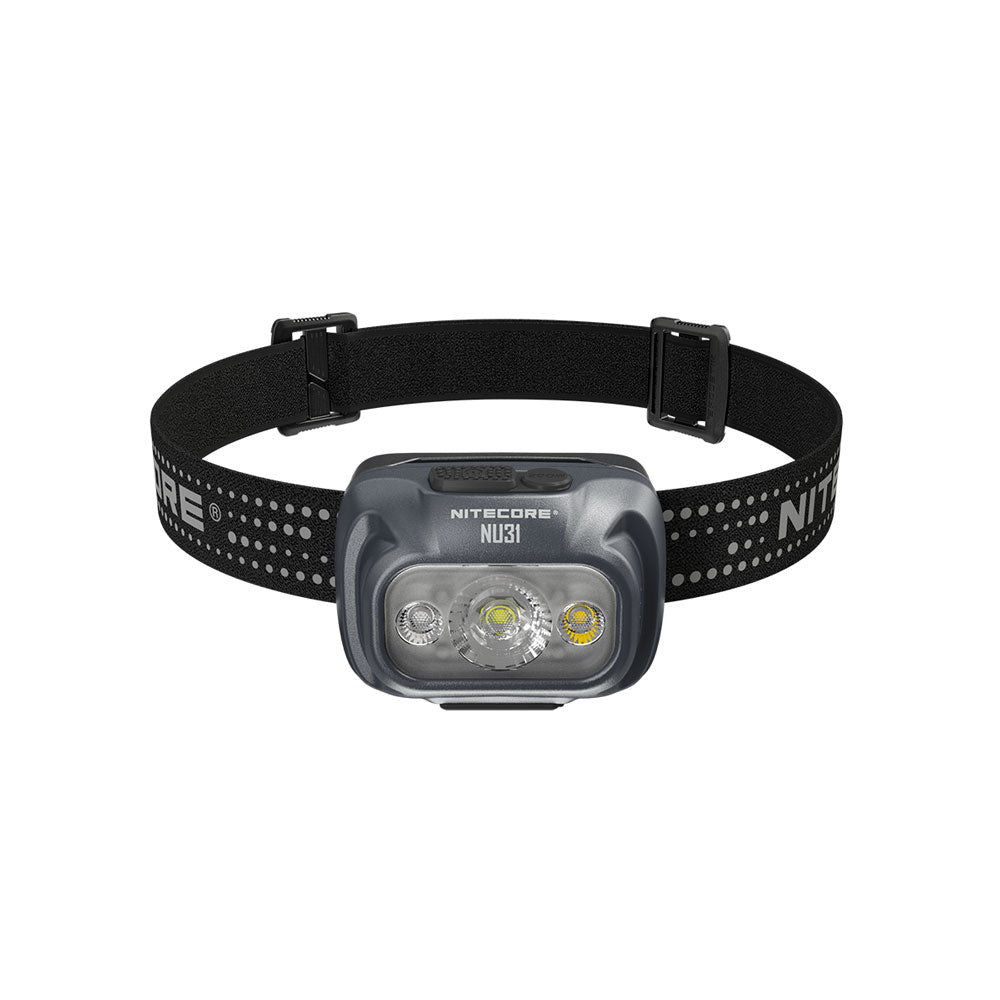 Nitecore NU31 Triple Output Lightweight Rechargeable Headlamp (550 Lumens) (3 Versions)