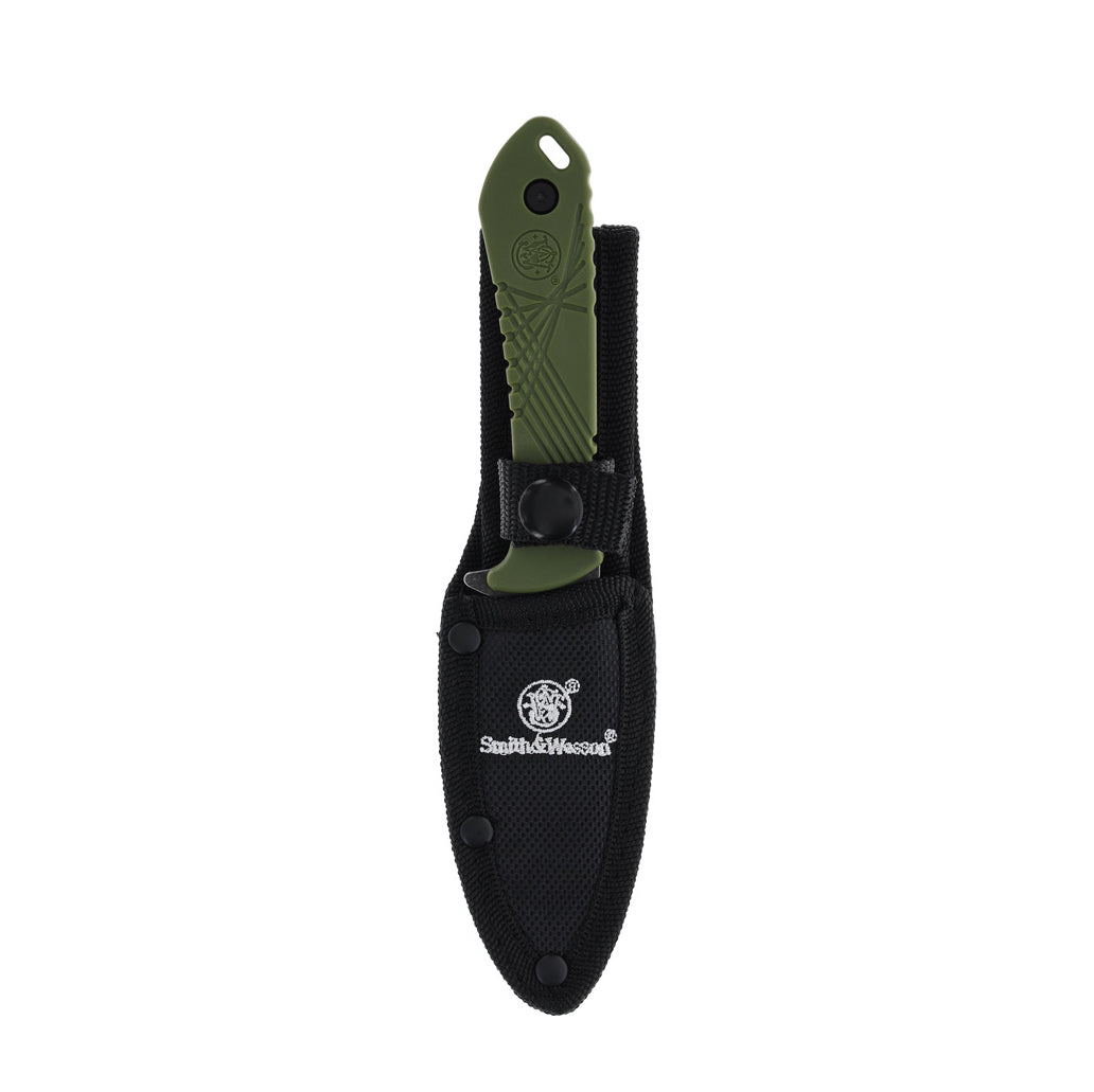 Smith & Wesson HRT Black Fixed Blade (OD Green Synthetic Handle)