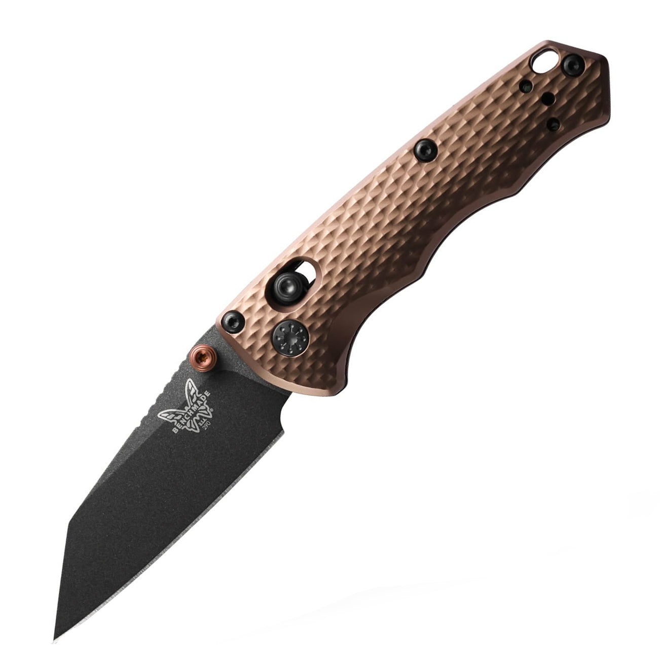 Benchmade 290BK-1 Full Immunity Folding Knife (Flat Dark Earth Billet Aluminum Handle)