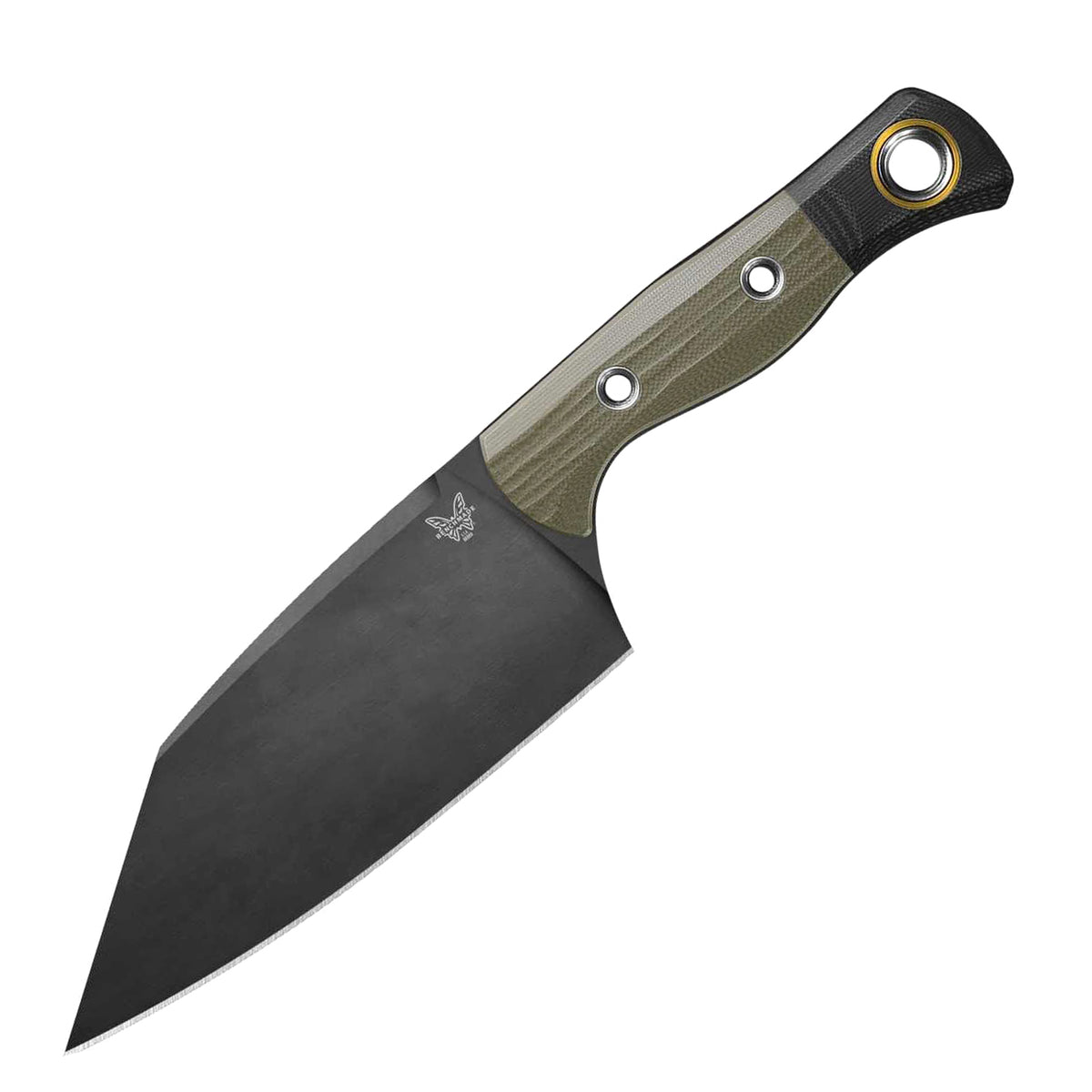 Benchmade 4010BK-01 Station Knife Fixed Blade (OD G10 with Black G10 Bolster)