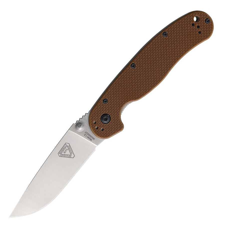 Ontario ON8883 RAT 1.5 MagnaCut Folding Knife (Brown G10 Handle)