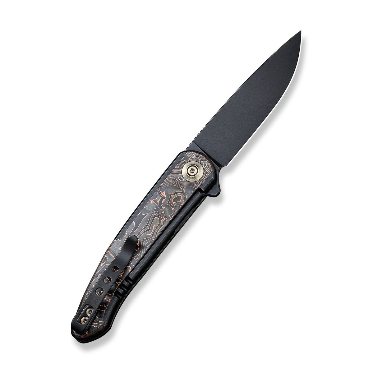 WE KNIFE WE20043-6 Smooth Sentinel (Titanium & Carbon Fiber Handle)