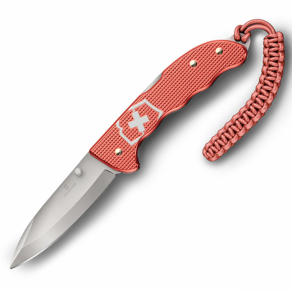 Victorinox Evoke Alox Stone Red Back Lock Folding Knife 0.9415.L25 (Limited Edition 2025)