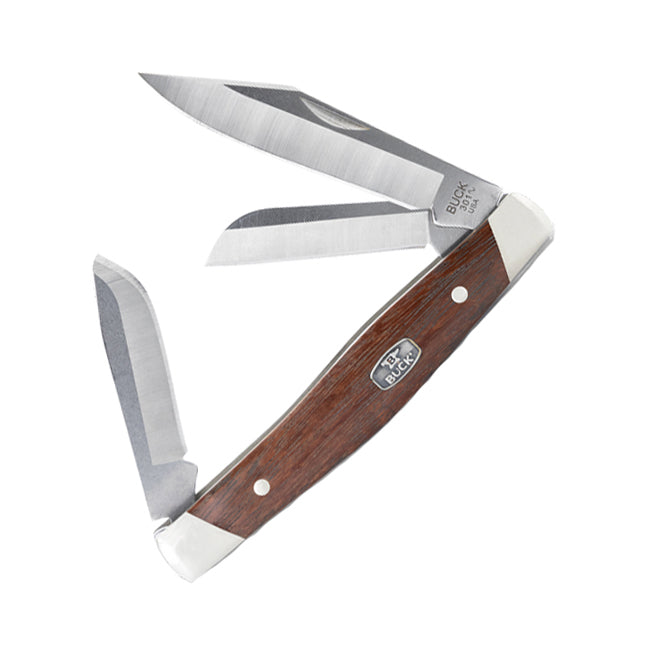 Buck 301 Stockman Slipjoint Folder (Granadillo Wood Handle)