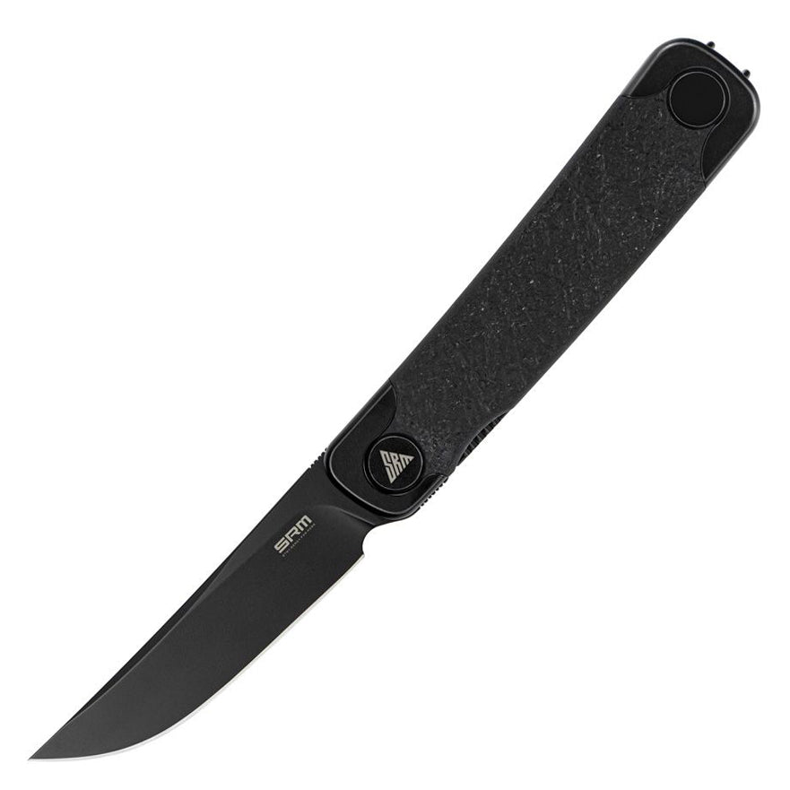SRM Enso Linerlock Black G10 14C28N