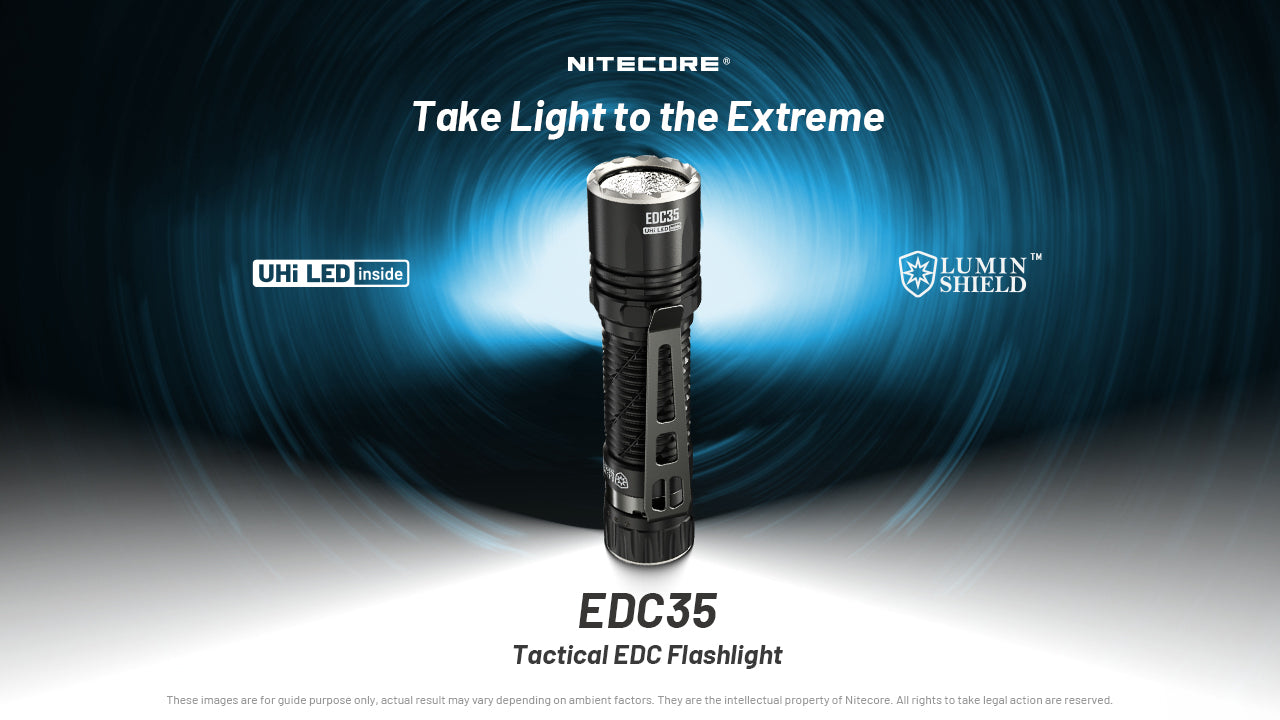 Nitecore EDC35 Tactical EDC Rechargeable Flashlight (5000 Lumens)