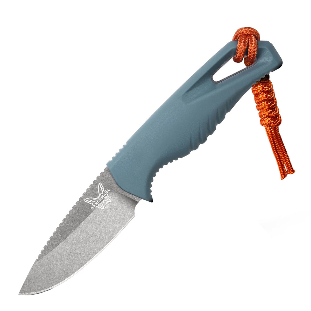 Benchmade 18050 Water Intersect Pocket Fixed Blade (Depth Blue Santoprene Handle)