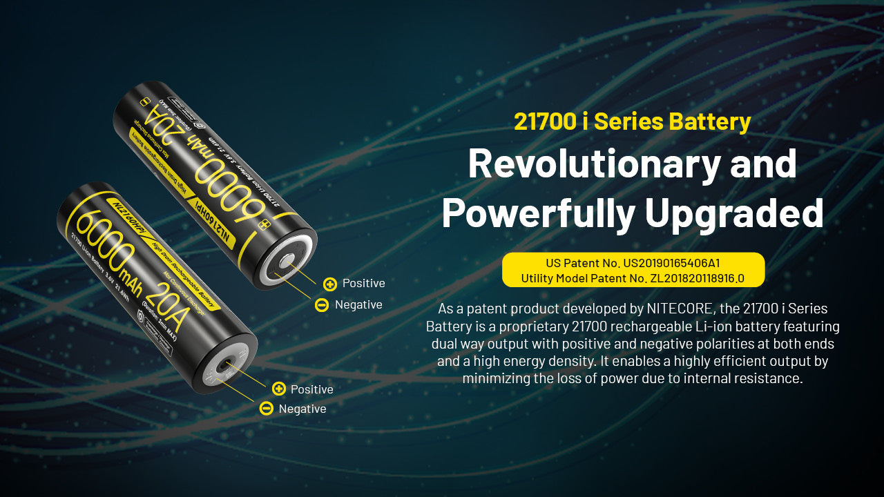 Nitecore Battery Custom 21700 6000mAh NL2160HPi