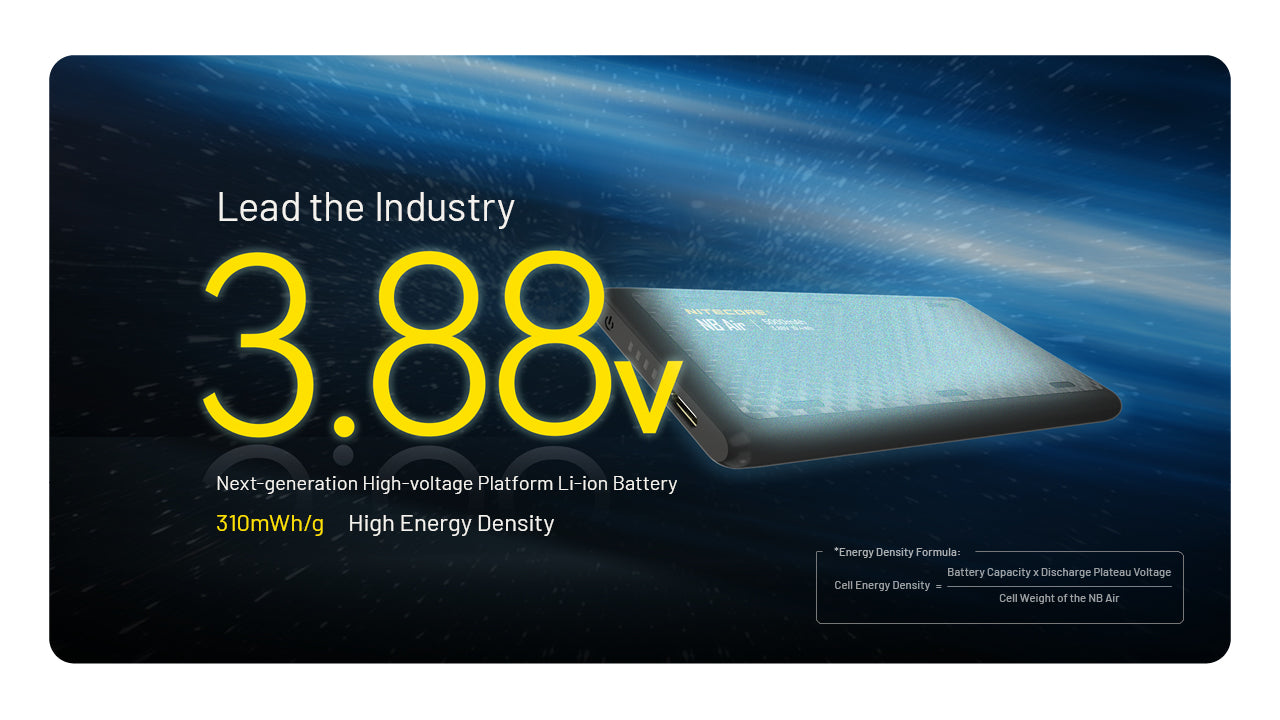 Nitecore NB Air 5000mAh Lightweight Waterproof Power Bank