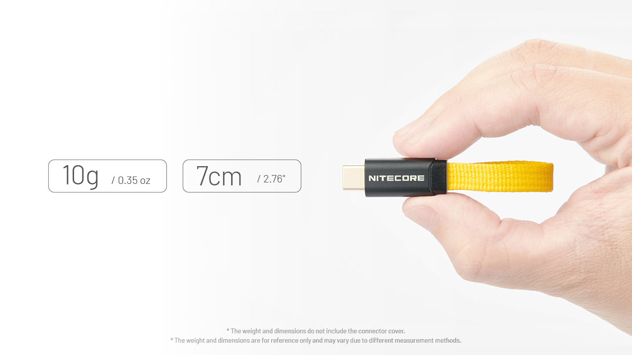 Nitecore Accessory NLink10 Magnetic Fast Charging Cable (USB-C to USB-C)