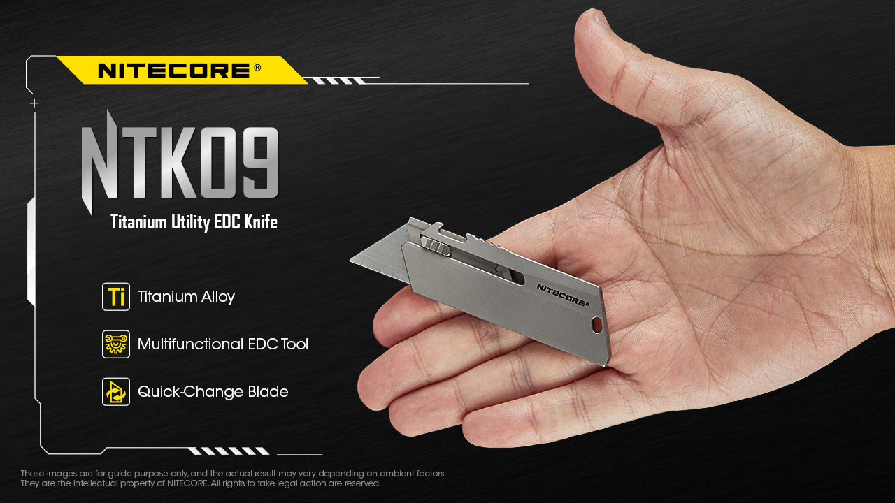 Nitecore NTK09 Titanium Utility EDC