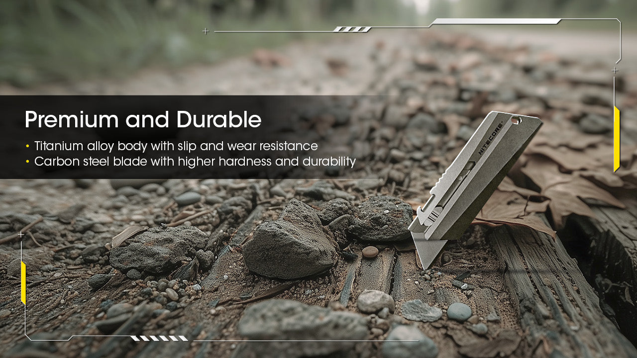 Nitecore NTK09 Titanium Utility EDC