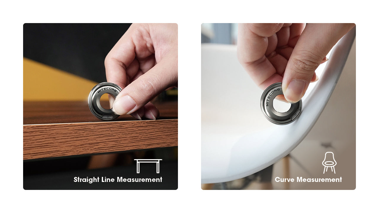 Nitecore Accessory Halo 10 Titanium Curve Measure Ring