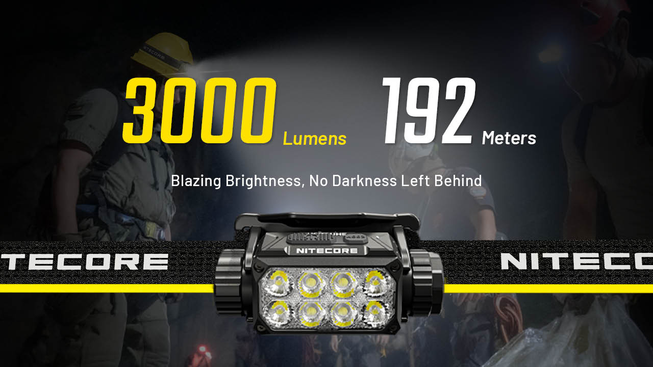 Nitecore HC75 UHE Headlamp (3000 Lumens)
