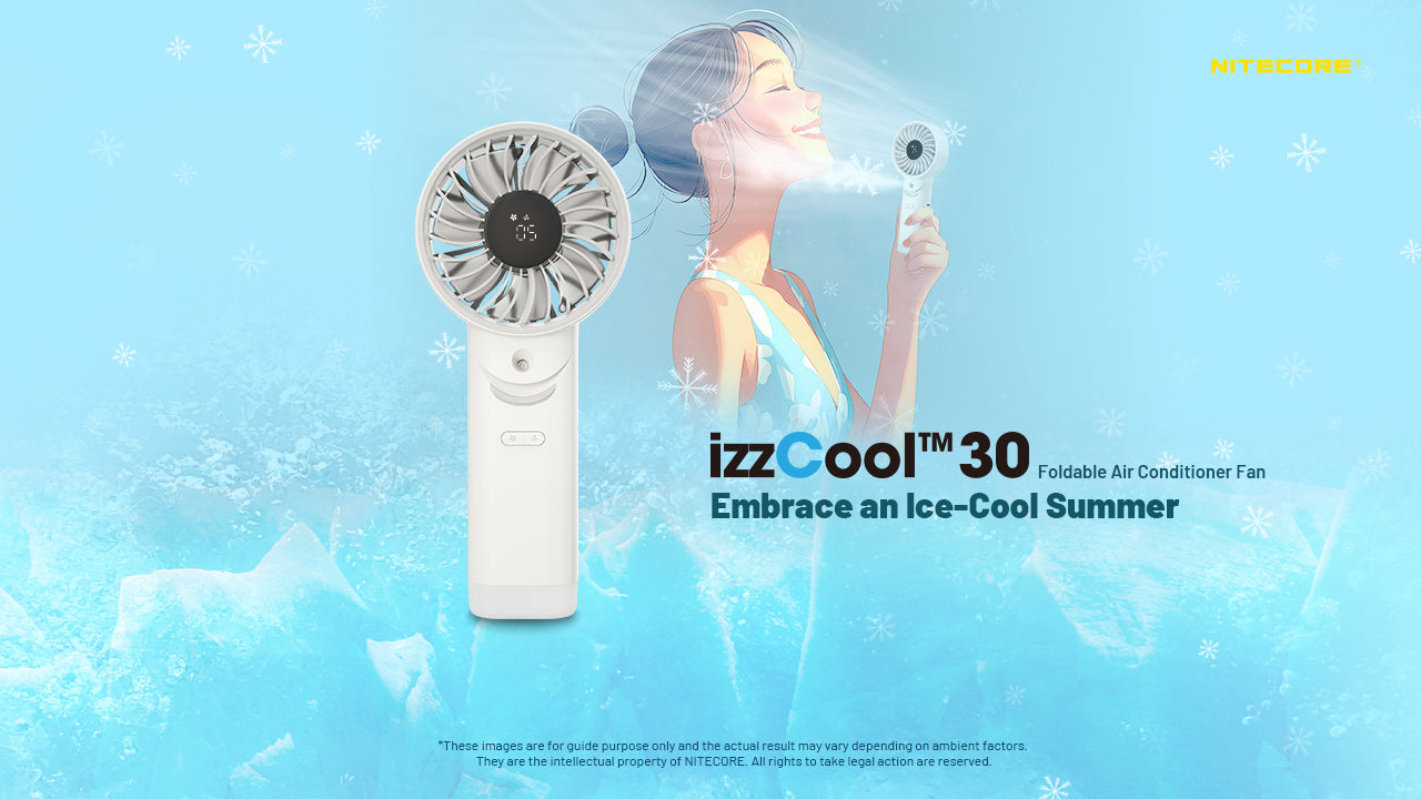 Nitecore izzCool 30 Portable Foldable Air Conditioner Fan