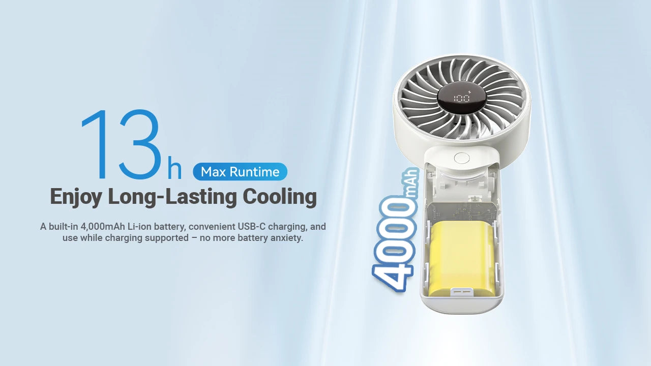 Nitecore NEF03 Pro Multipurpose Handheld Fan