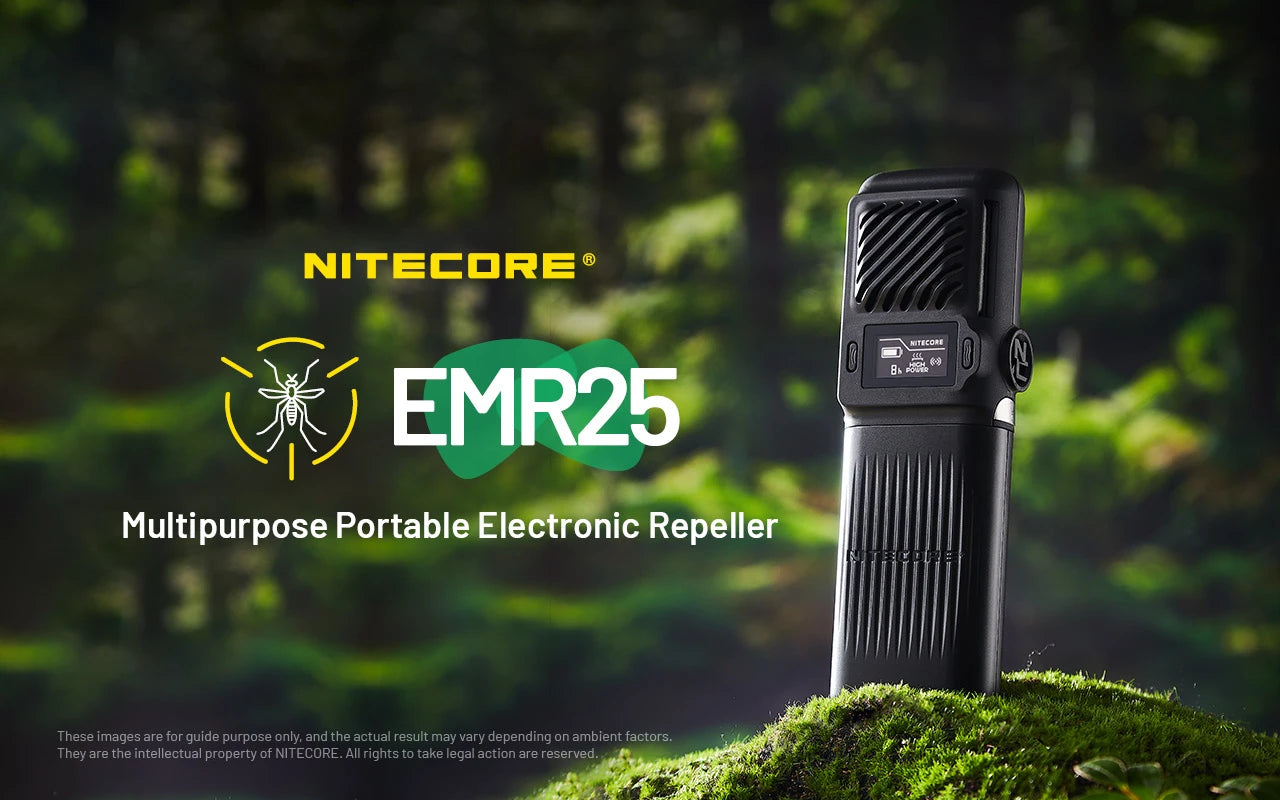 Nitecore EMR25 Rechargeable Mosquito Repeller & 12000mAh Power Bank