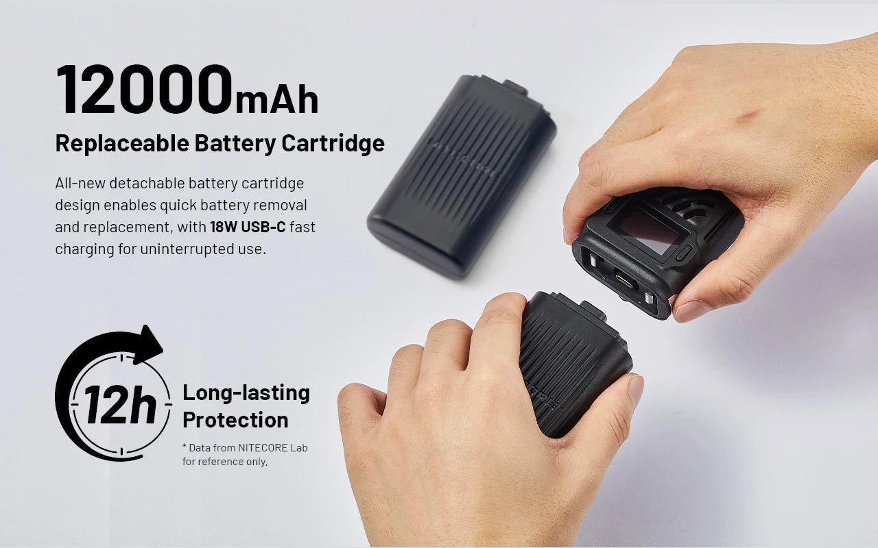 Nitecore EMR25 Rechargeable Mosquito Repeller & 12000mAh Power Bank