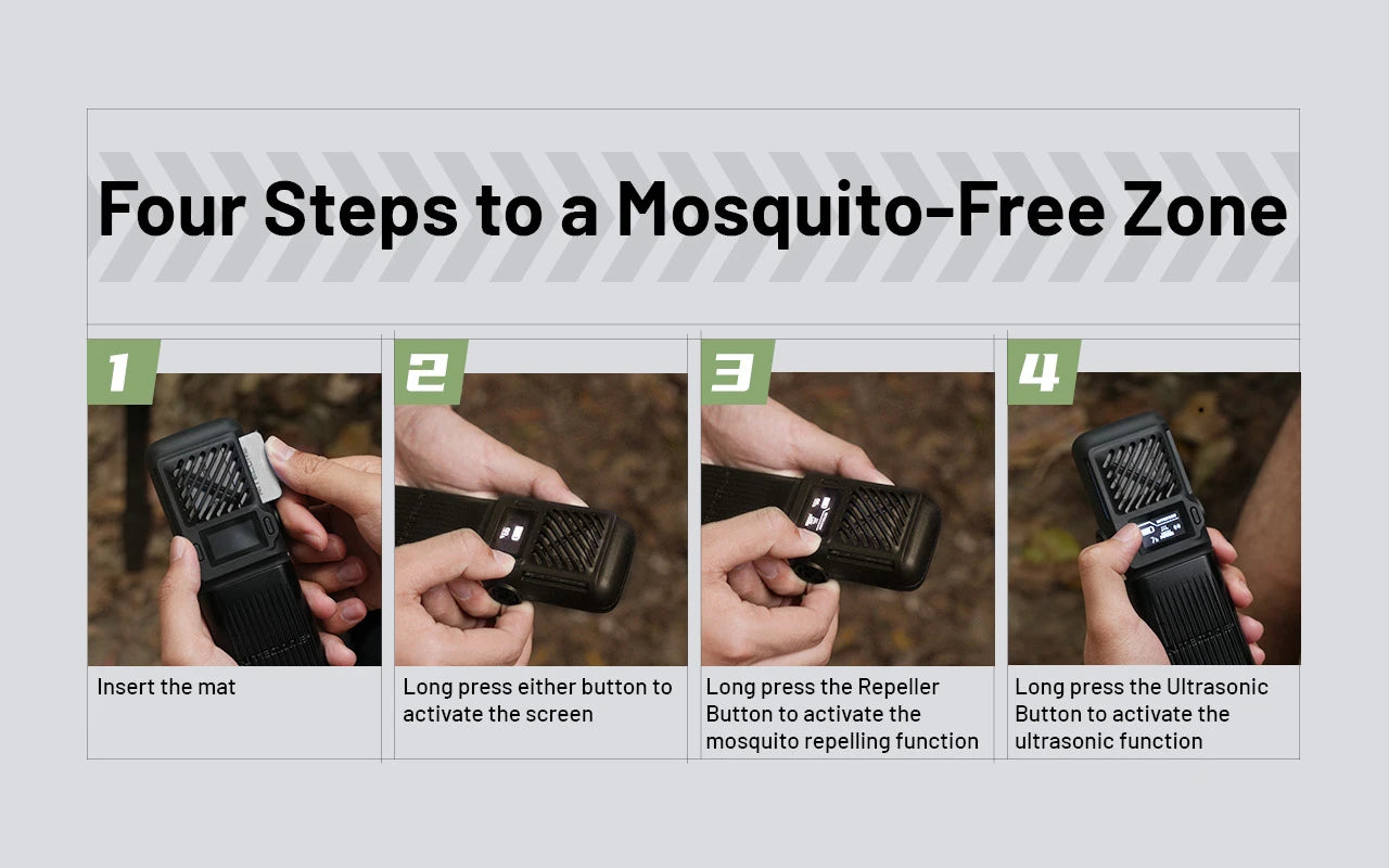 Nitecore EMR25 Rechargeable Mosquito Repeller & 12000mAh Power Bank