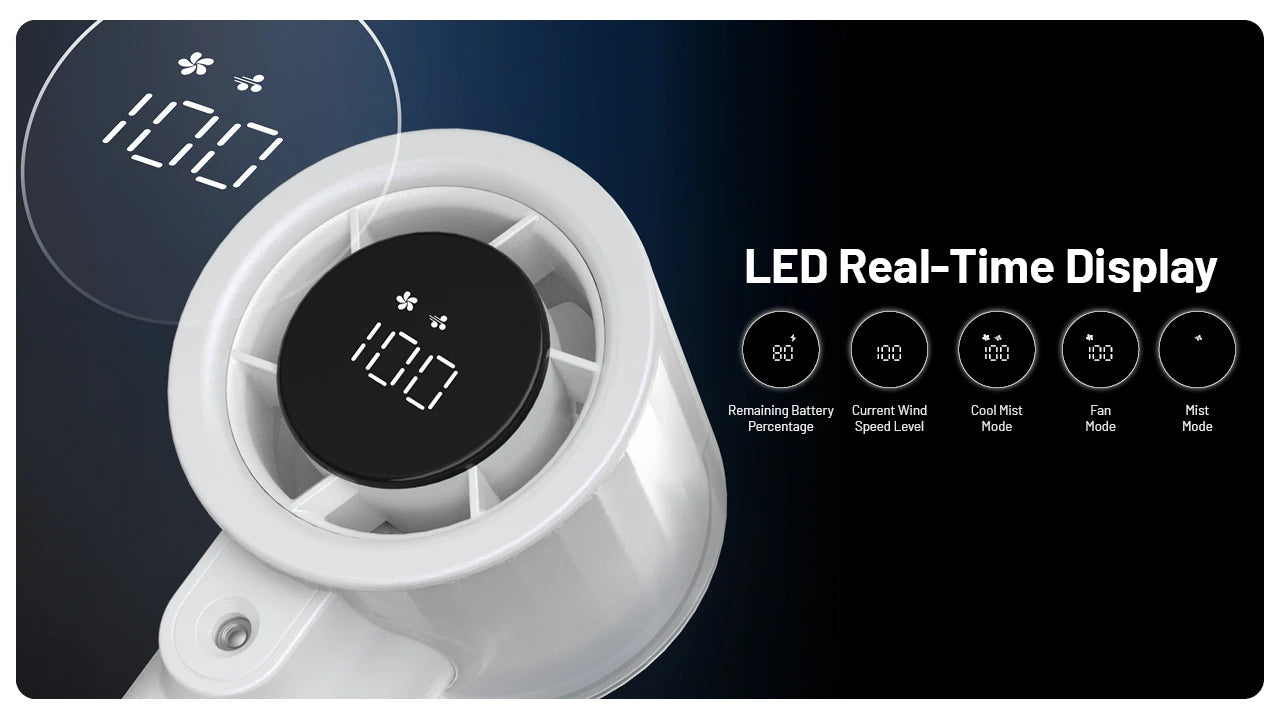 Nitecore izzCool 20 Pro Portable Handheld Air Conditioner Fan (2 Versions)