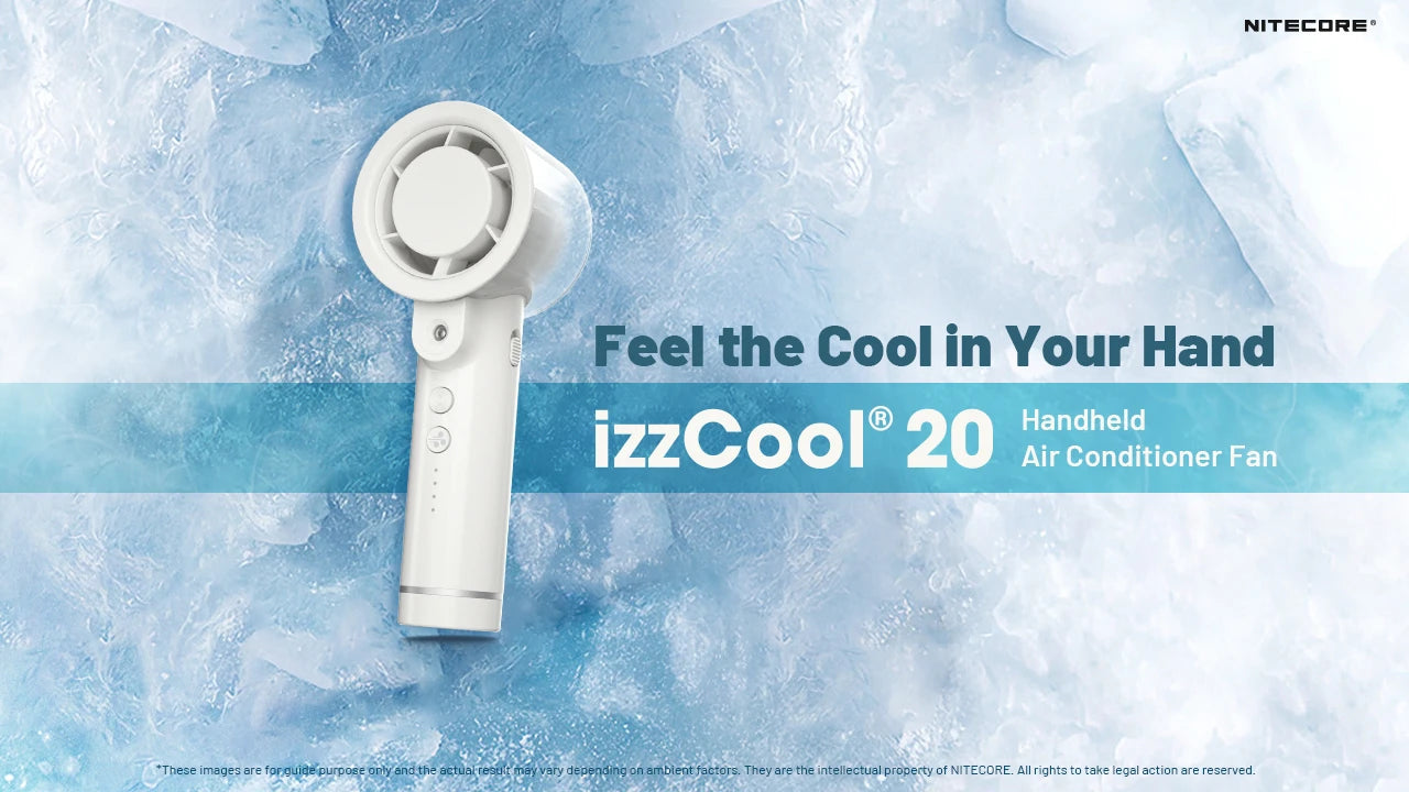 Nitecore izzCool 20 Portable Handheld Air Conditioner Fan (2 Versions)